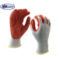 NMSAFETY 13 gauge nylon or polyester coated smooth finish nitrile work gloves CE EN388 4121X